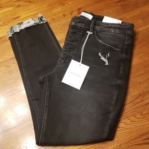 KanCan high rise, ankle skinny, 5 button